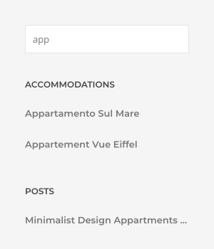 Search pages