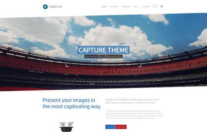 Capture WordPress Theme Stadium Style