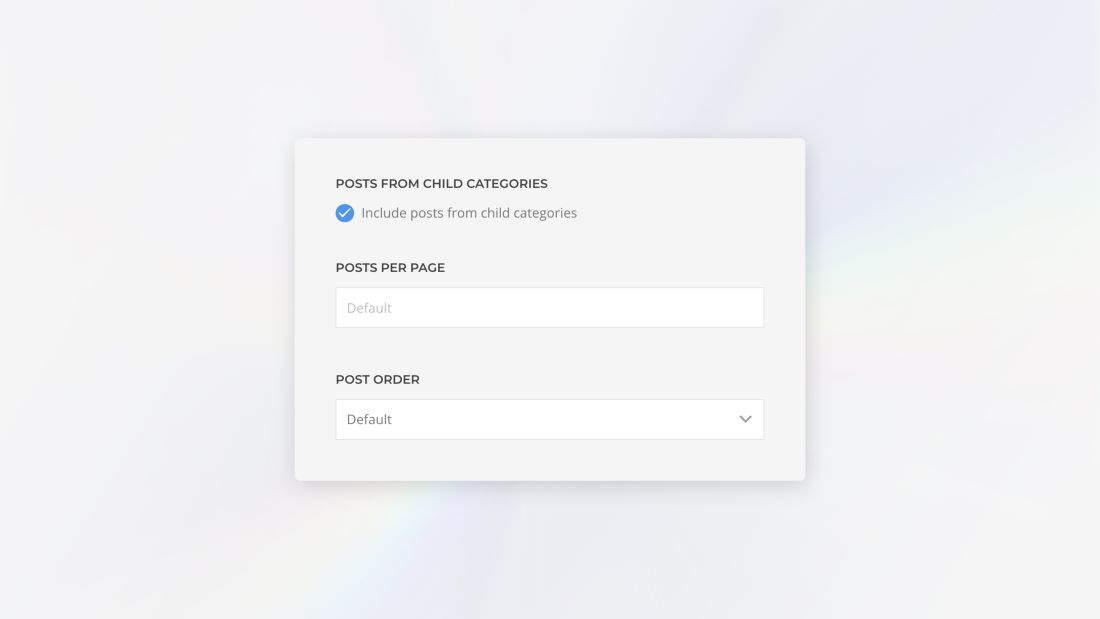 Flexible Archive Templates