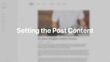 Post Content Documentation Video for Joomla