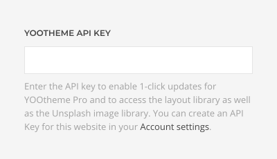Enter API key