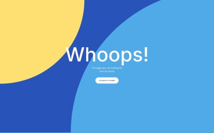 Union Dental WordPress theme Error 404 Layout