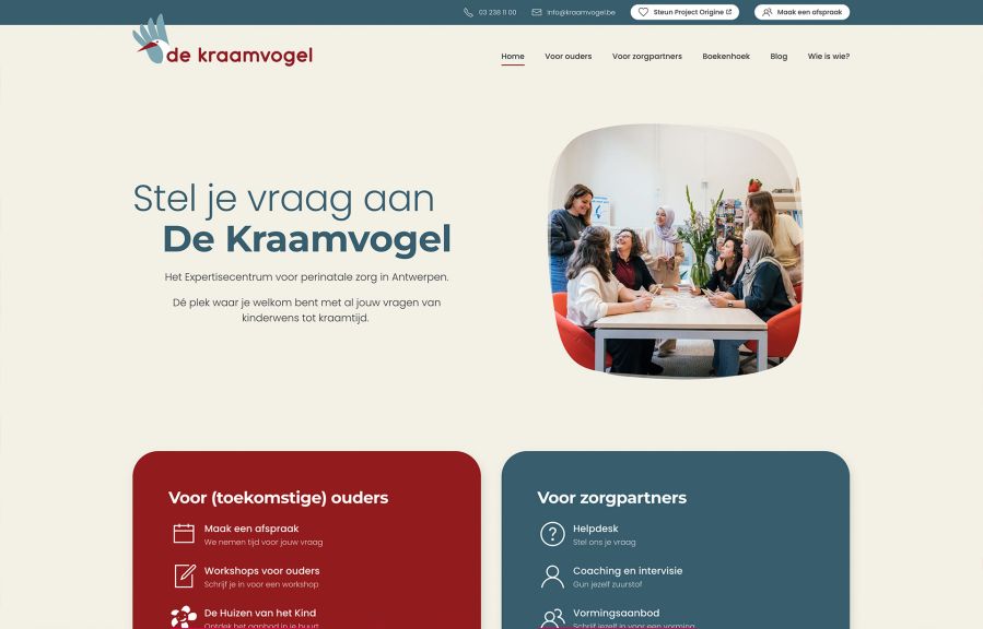 Webdesign Stekkedoos Work Example