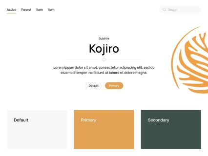 Kojiro Joomla Template Default Style