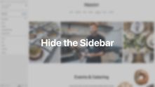 Hide Sidebar Documentation Video for WordPress