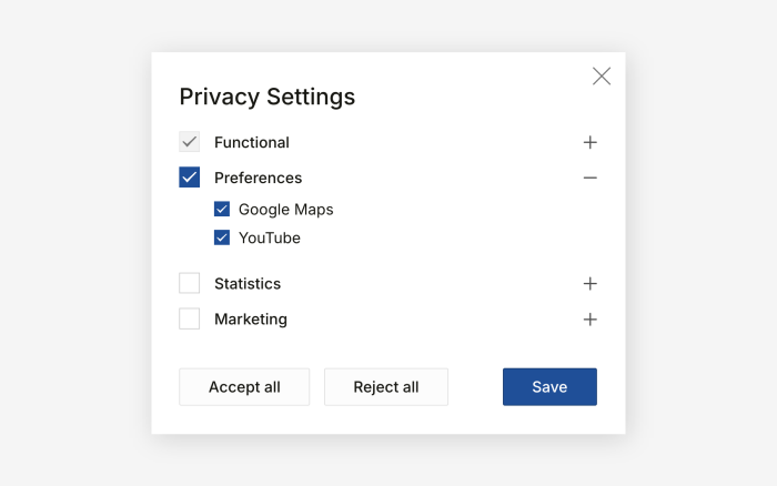 Cookie consent manager