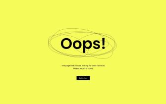 Error 404 Layout