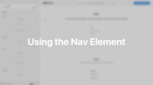 Nav Element Documentation Video for WordPress