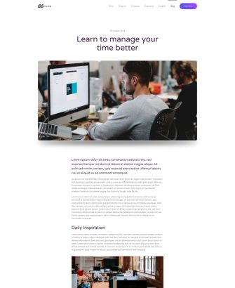 Flow Post Index Layout