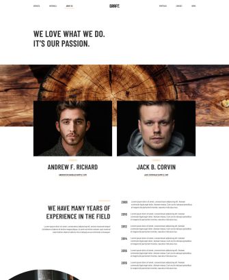 About Us Layout