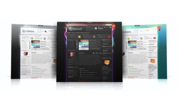 Ambient template – April 08 YOOtheme club template
