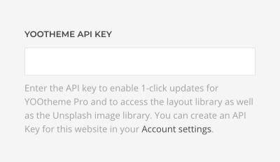 Enter API key