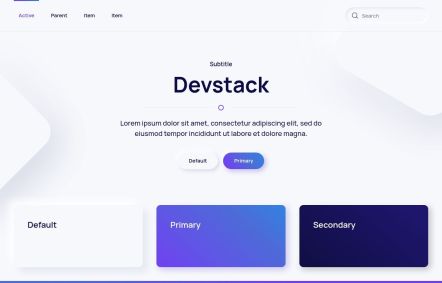 DevStack WordPress theme UI Elements in Default Style