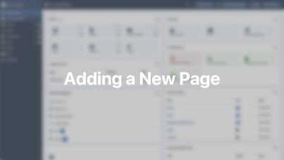 Add a New Page Documentation Video for Joomla