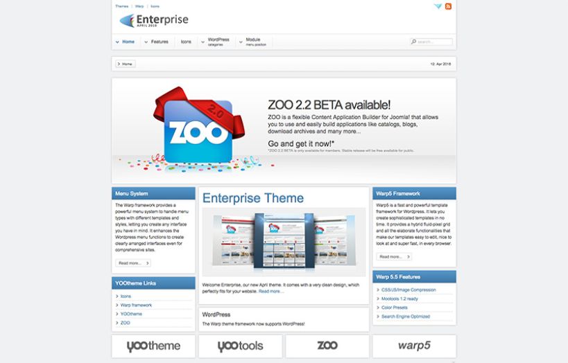 Enterprise WordPress Theme