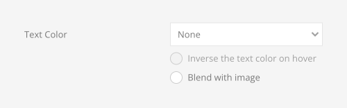 Overlay text color