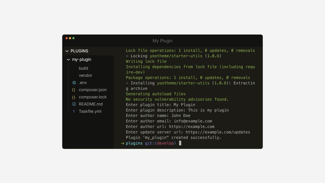Starter Plugin