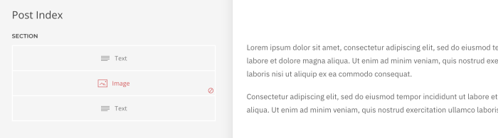 Disabled element
