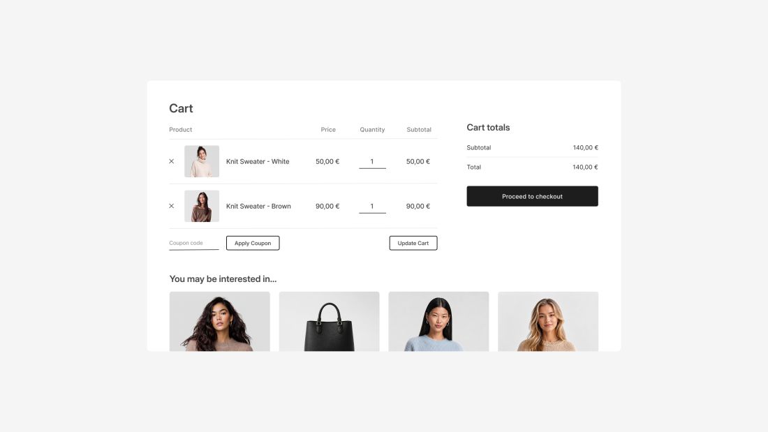WooCommerce Pages