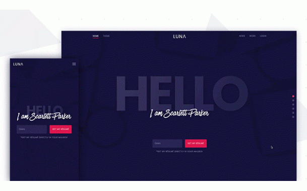 Luna Theme – August 2016 YOOtheme club theme