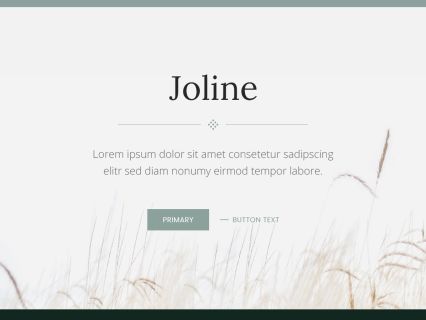 Joline Joomla Template Light Green Style
