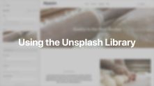 Unsplash Library Documentation Video for Joomla