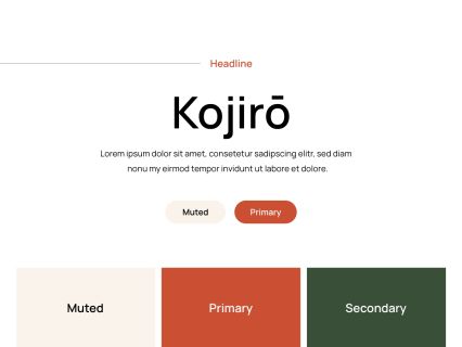 Kojiro WordPress Theme White Red Style