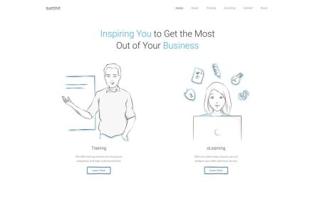 Summit Joomla template Home Page in Default Style