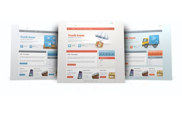 Milk template – April 2011 YOOtheme club template