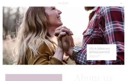 Lilian Joomla template Home Page in White Lilac Style