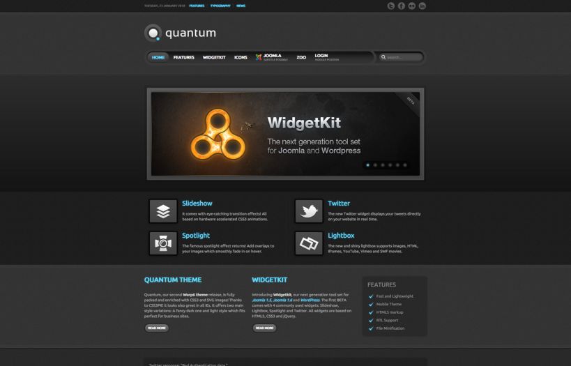 Quantum WordPress Theme