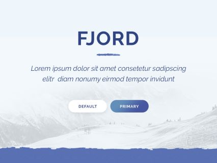 Fjord WordPress Theme Light Blue Style