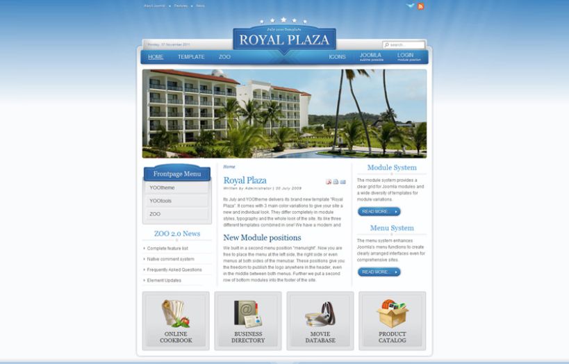 Royal Plaza WordPress Theme
