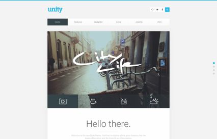 Unity WordPress Theme Default Style