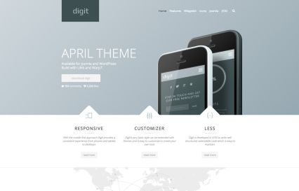 Digit WordPress Theme Dove Style