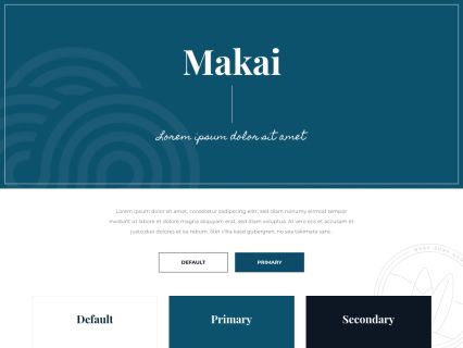 Makai WordPress Theme Default Style