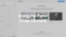 Panel Slider Element Documentation Video for WordPress