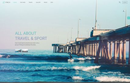 Finch WordPress Theme California Style