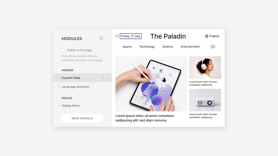 Widgets and Modules