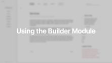 Builder Module Documentation Video for Joomla