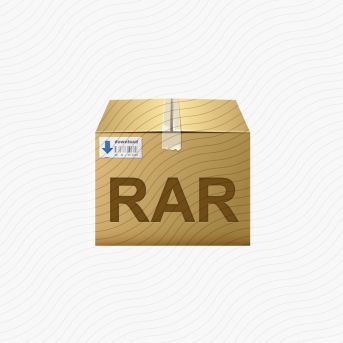 Cardboard Box Rar Icon
