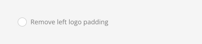 Logo padding