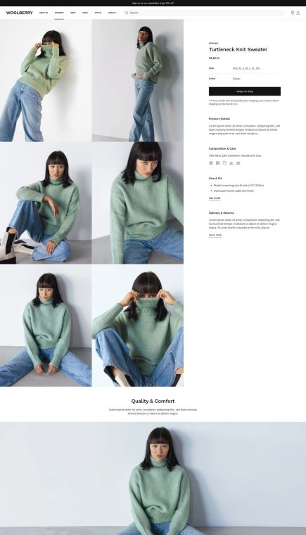 Woolberry WordPress Theme Post Custom Layout