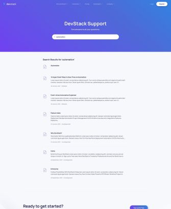 Search Layout