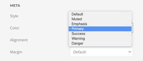 Color Option for Meta Field