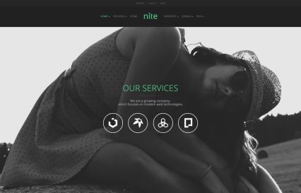 Nite WordPress Theme Mint Style
