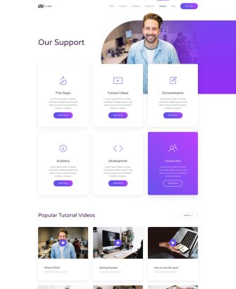 Support Layout