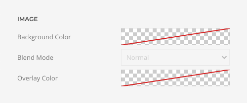 Media overlay color