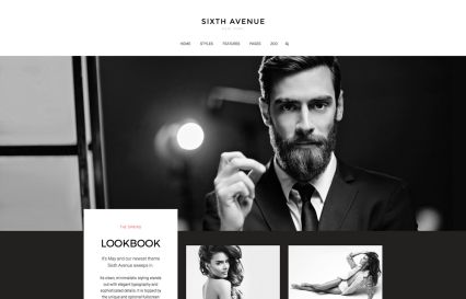 Sixth Avenue WordPress Theme Ruby Style