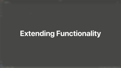 Extend Functionality Documentation Video for WordPress